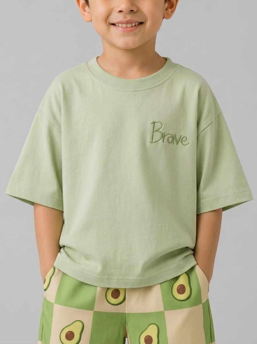 Matcha — Boxy Oversize Tee 